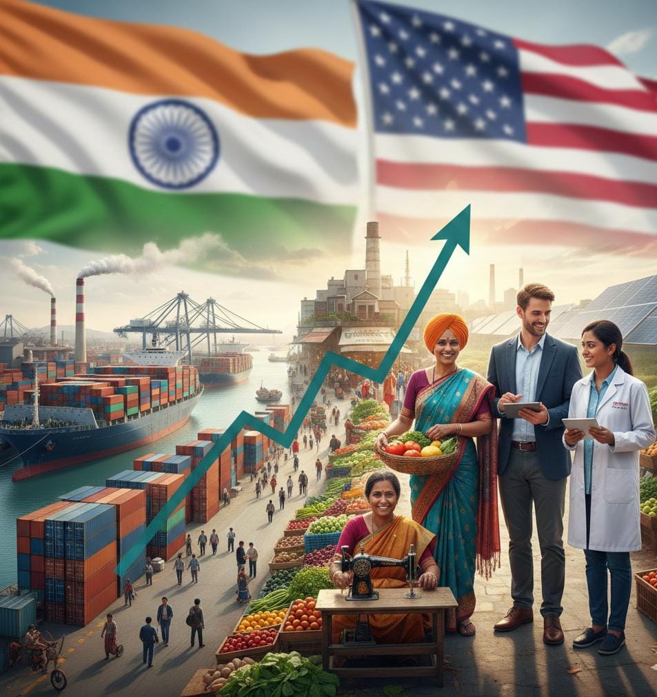 ‘ভারত ও আমেরিকার জন্য সুখবর’—ট্রাম্পকে ধন্যবাদ জানিয়ে মোদী ঘোষণা করলেন অন্তর্বর্তী বাণিজ্য চুক্তি! ‘মেক ইন ইন্ডিয়া’ আরও গতি পাবে, কৃষক-এমএসএমই-যুব ও মহিলা কর্মসংস্থানে খুলছে নতুন দিগন্ত!